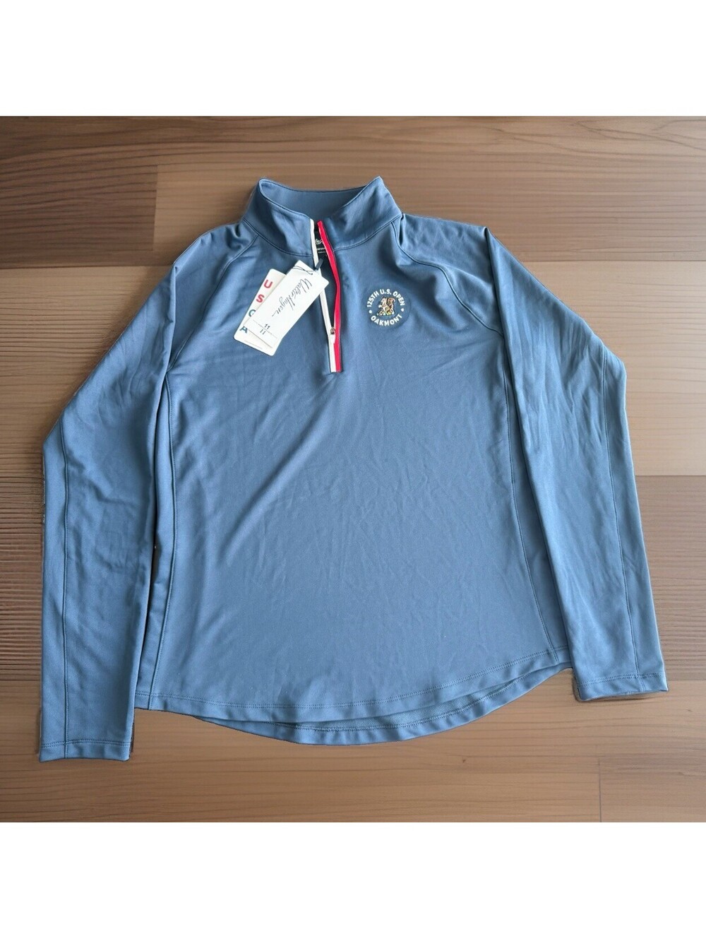 Walter Hagen Women's Medium Quarter Zip 125th US Open Oakmont Pullover Navy
